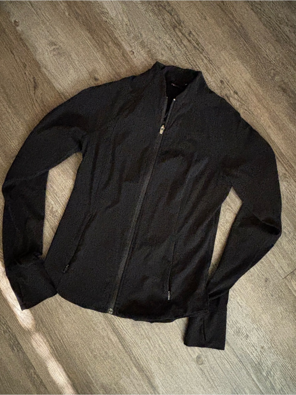 Athleta Black Zip-Up (S)